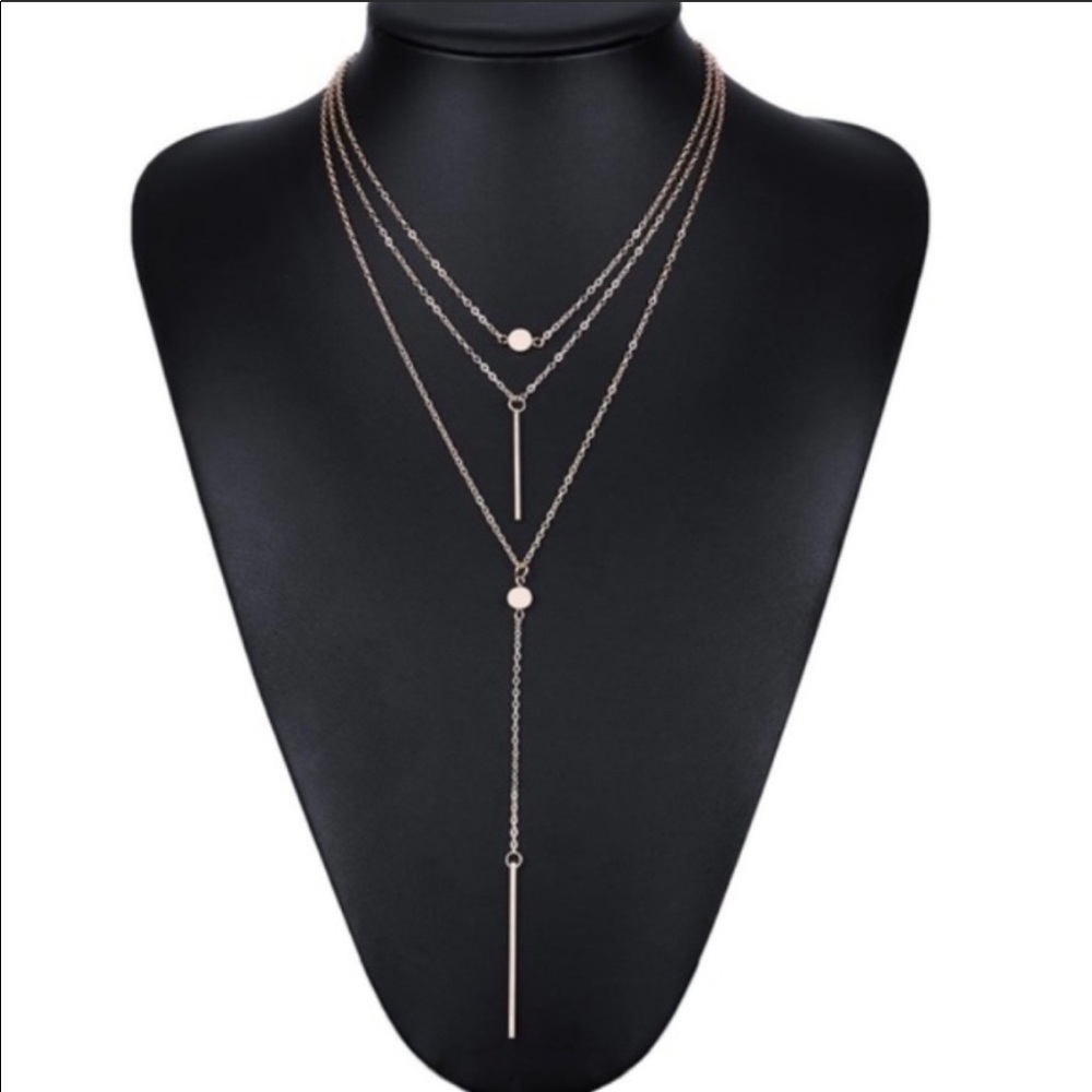 GOLDEN THREADS 3 LAYER GOLD DAINTY CHOKER